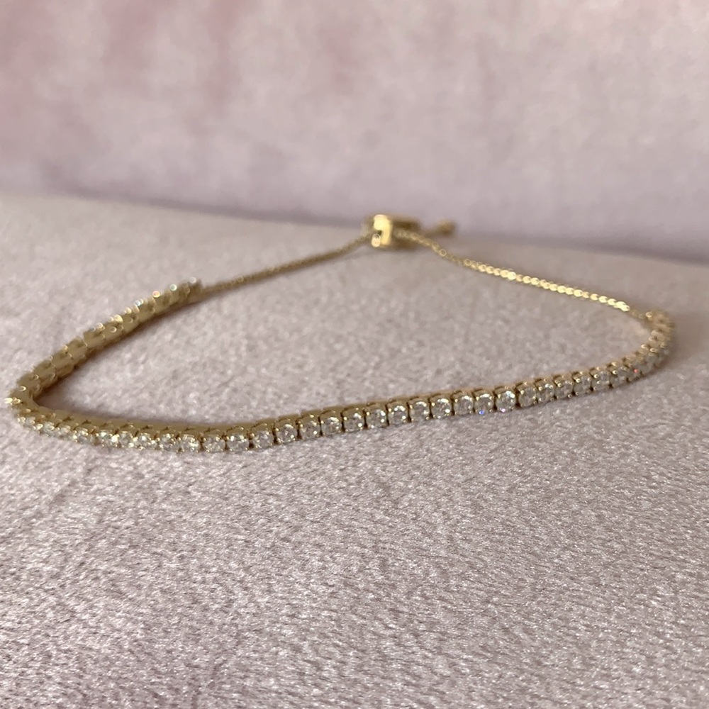 Nadri CZ gold bracelet